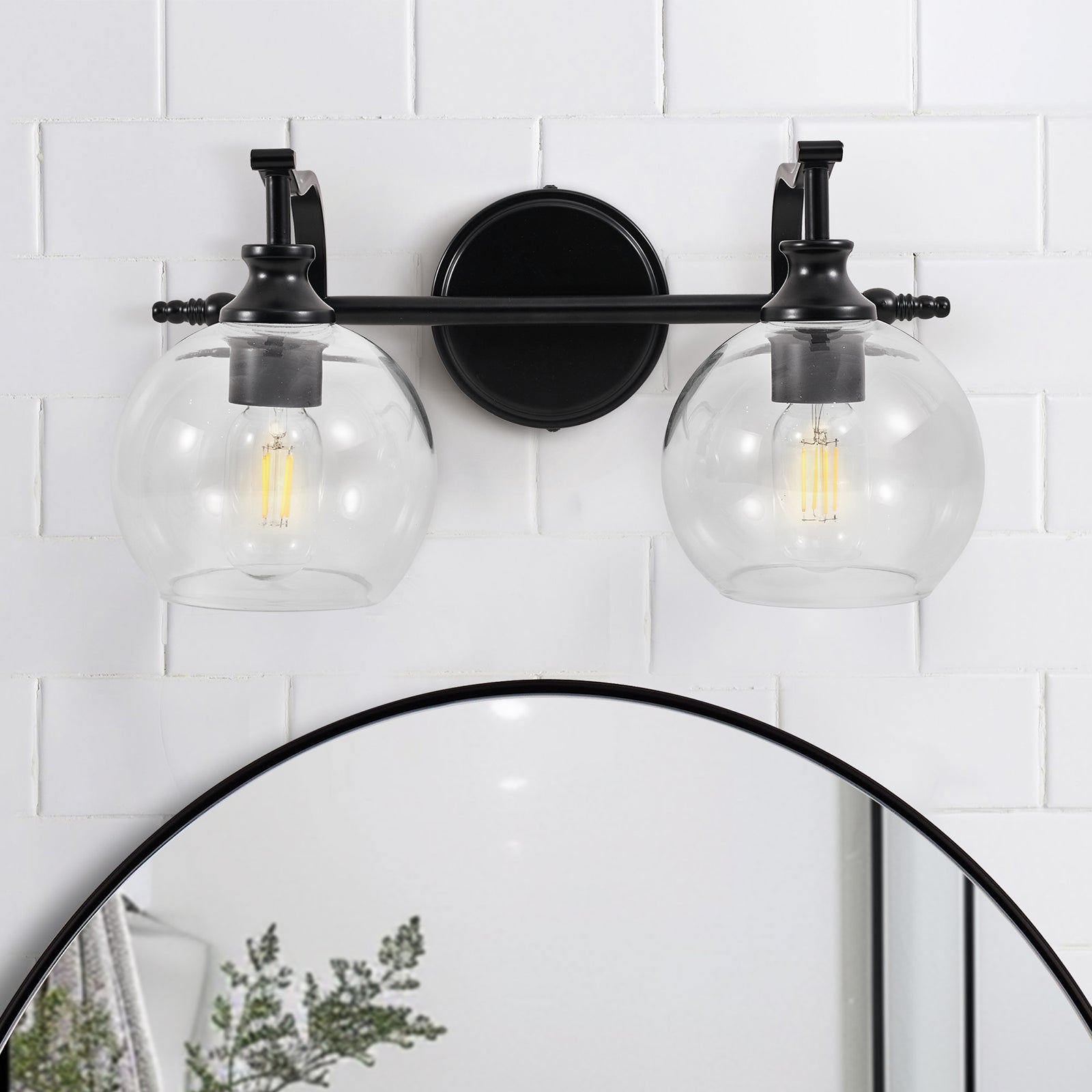 2-light bathroom vanity light