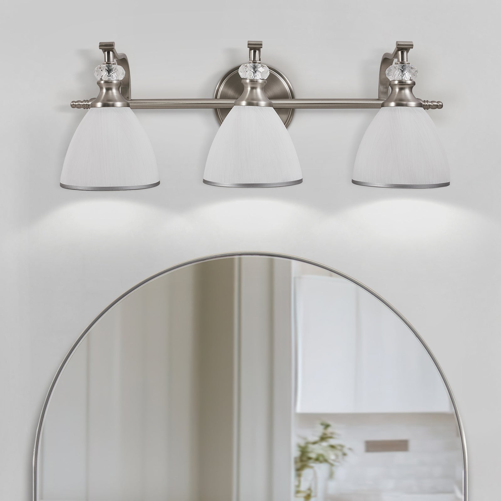 3-light wall sconces