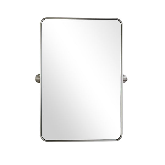 Modern Rectangle Pivot Mirror Adjustable Tilting Bathroom Mirror