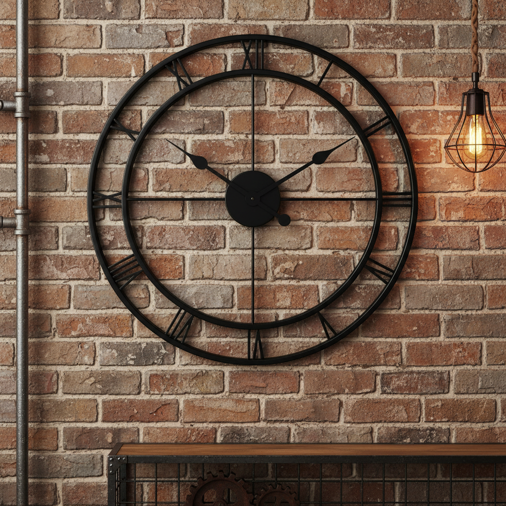 工业风格玄关特写