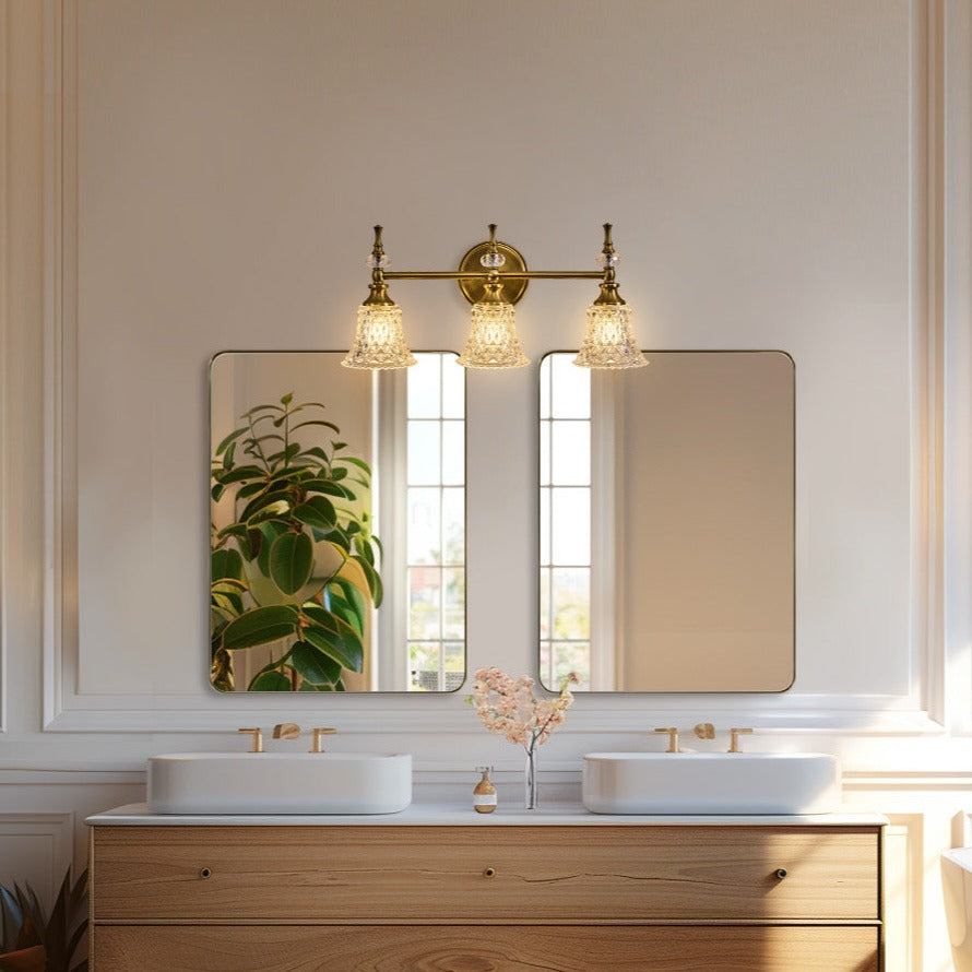 3-light wall sconces