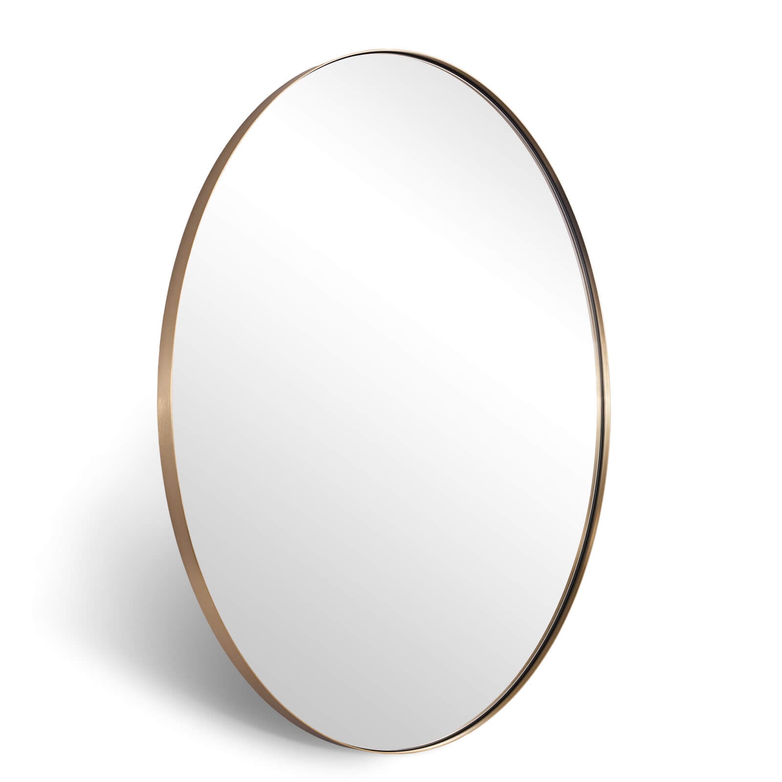 Modern Oval Bathroom Wall Mirrors |Stainless Steel Framed