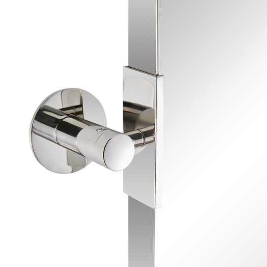 Tilting Rectangular Pivot  Mirror for Bathroom/Vanity | Stainless Steel Frame