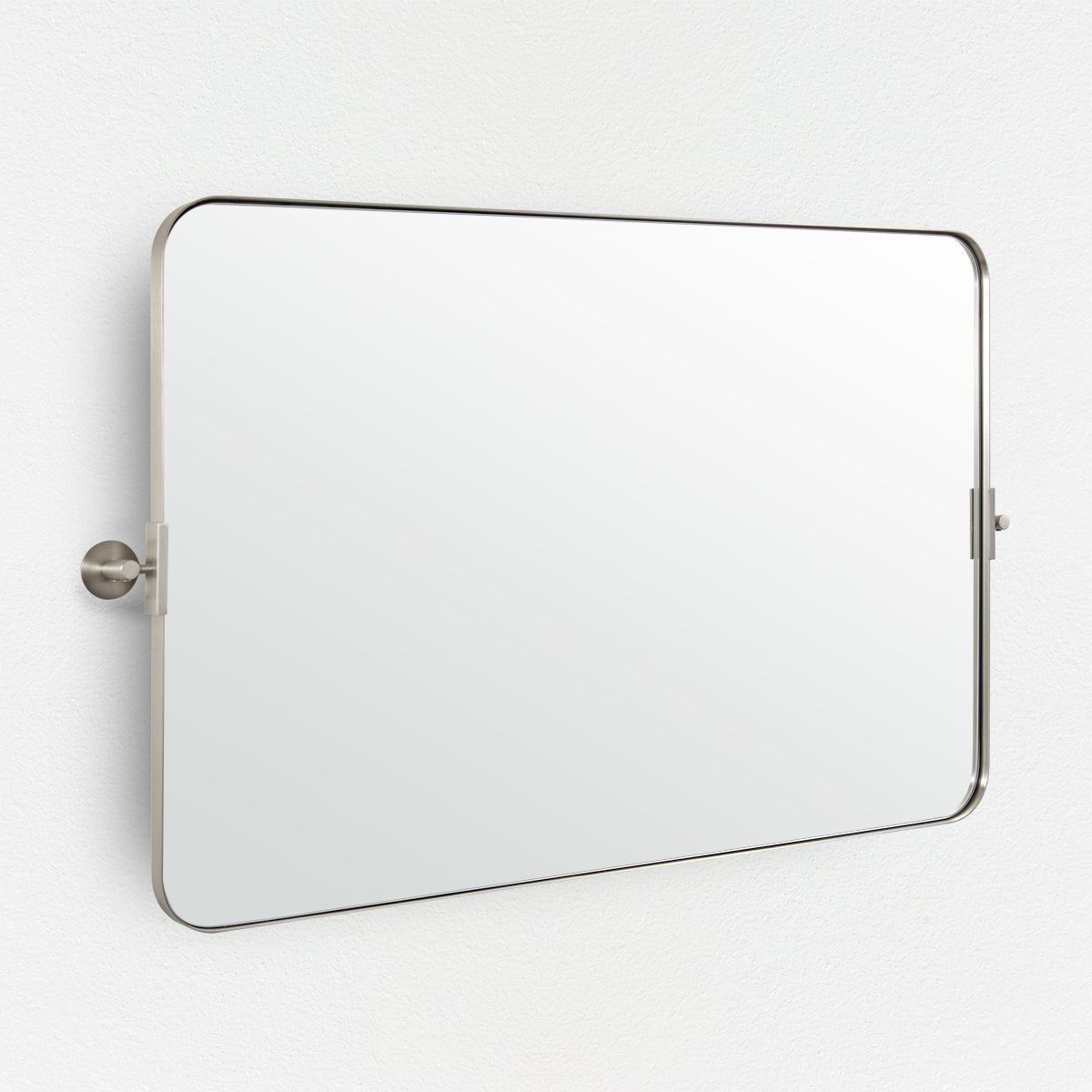Moon Mirror® Pivot Titling Rectangle Bathroom Wall Mirror with ...