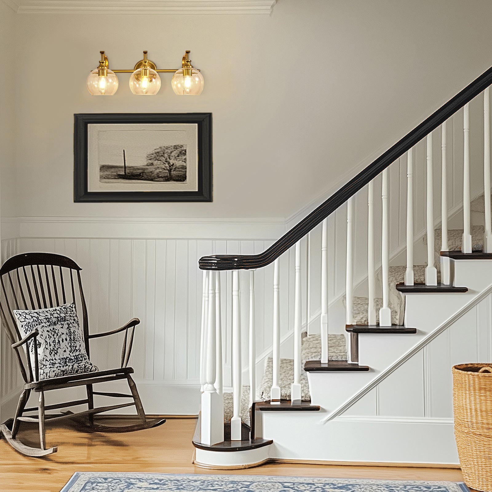 wall sconces for stairway