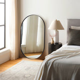 MOONMIRROR® Pill Shaped Full Length Mirrors Wall Mounted/ Leaning
