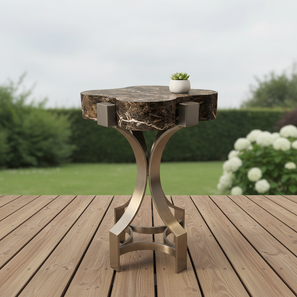 简约木质露台场景