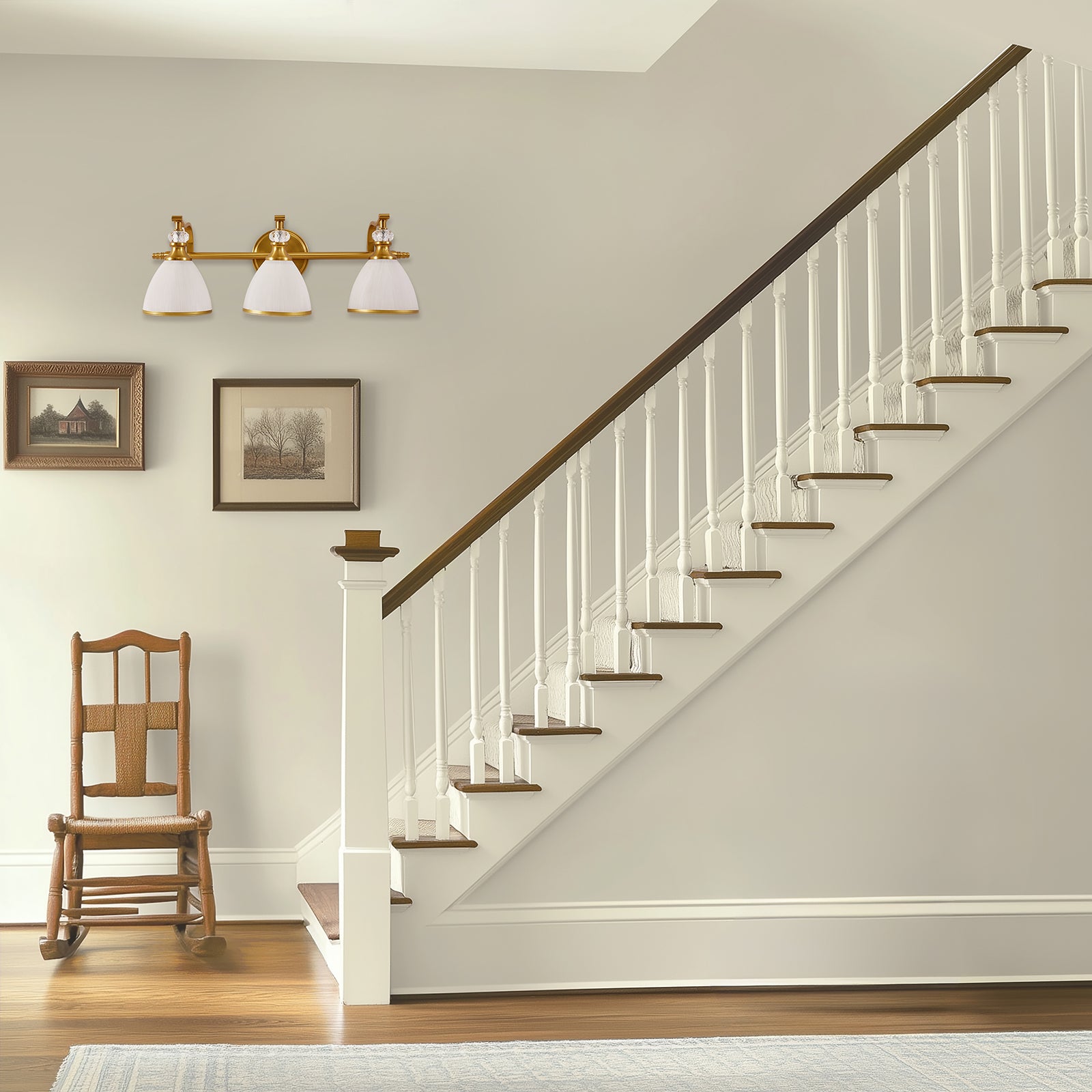 wall sconces for stairway