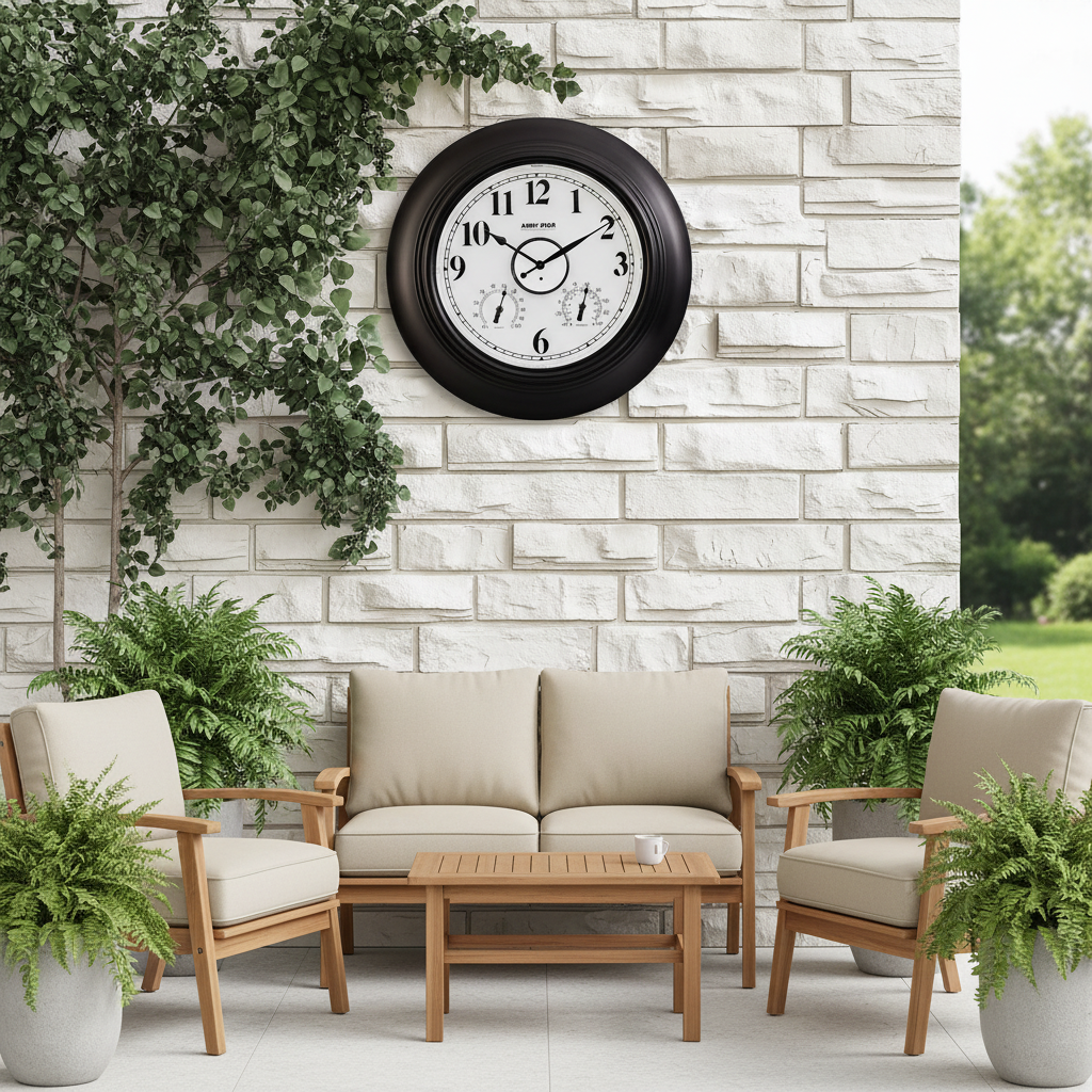 黑色挂钟patio远景