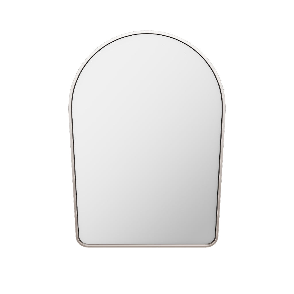 Bold Metal Framed Arched Wall Mirrors |Stainless Steel Framed