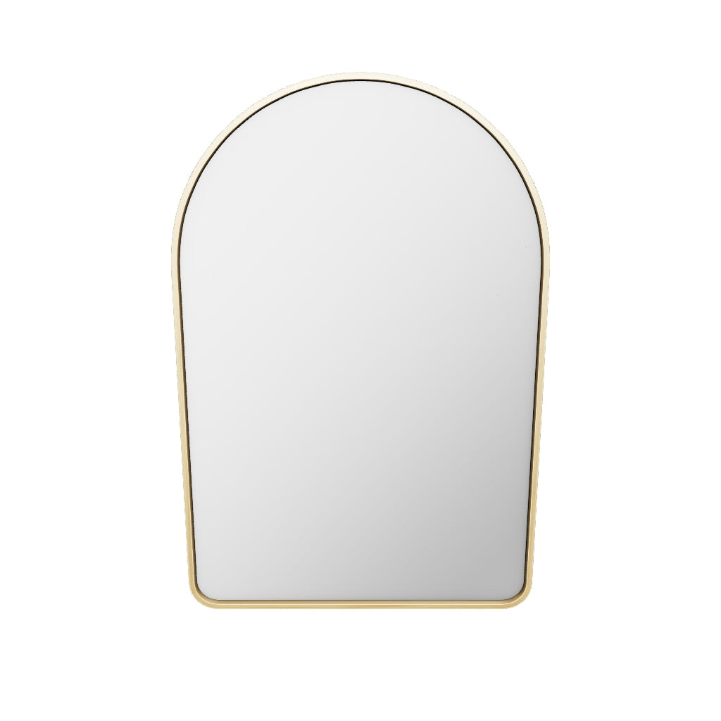Bold Metal Framed Arched Wall Mirrors |Stainless Steel Framed