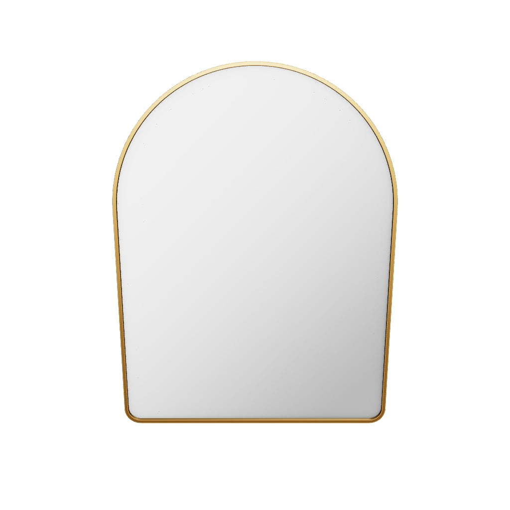 Bold Metal Framed Arched Wall Mirrors |Stainless Steel Framed
