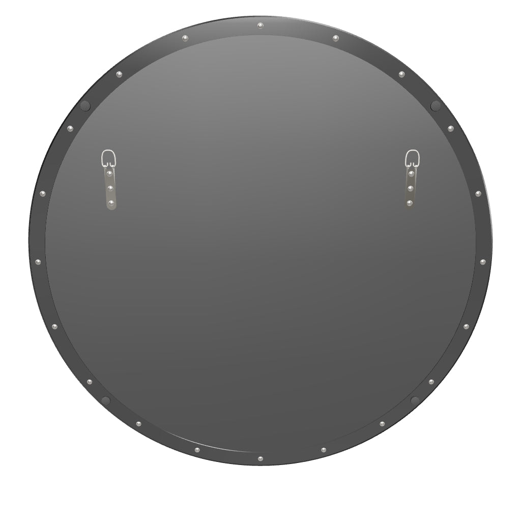 Contemporary Round Bathroom Mirrors Circle Wall Mirrors | Stainless Steel Frame