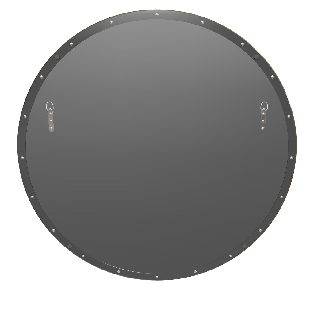 Contemporary Round Bathroom Mirrors Circle Wall Mirrors | Stainless Steel Frame