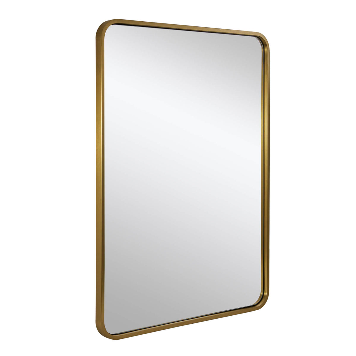 Modern Bold Framed Rectangle Wall Mirrors for Bathroom Wall| Stainless Steel Framed