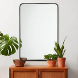 [Canada Warehouse] ANDY STAR® Modern Rectangle Bathroom Vanity Mirror Stainless Steel Framed | Wall Mounted Vertically & Horizontally