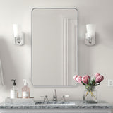 Modern & Contemporary Metal Frame Round Rectangle Mirrors  Bathroom/Vanity Mirrors