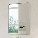 Modern & Contemporary Metal Frame Round Rectangle Mirrors  Bathroom/Vanity Mirrors