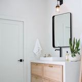 [Canada Warehouse] ANDY STAR® Rounded Rectangle Mirror 2" Deep Set Stainless Steel Framed | Wall Mounted Vertically & Horizontally