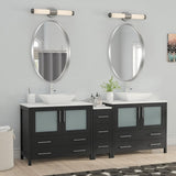 Oval Bathroom Mirror| Stainless Steel Frame - 2 inch Framed Depth