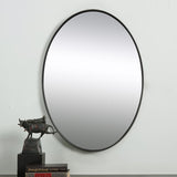 [Canada Warehouse] ANDY STAR® Oval Bathroom Vanity Mirror Black Gold Stainless Steel Framed | Wall Mounted Vertically & Horizontally